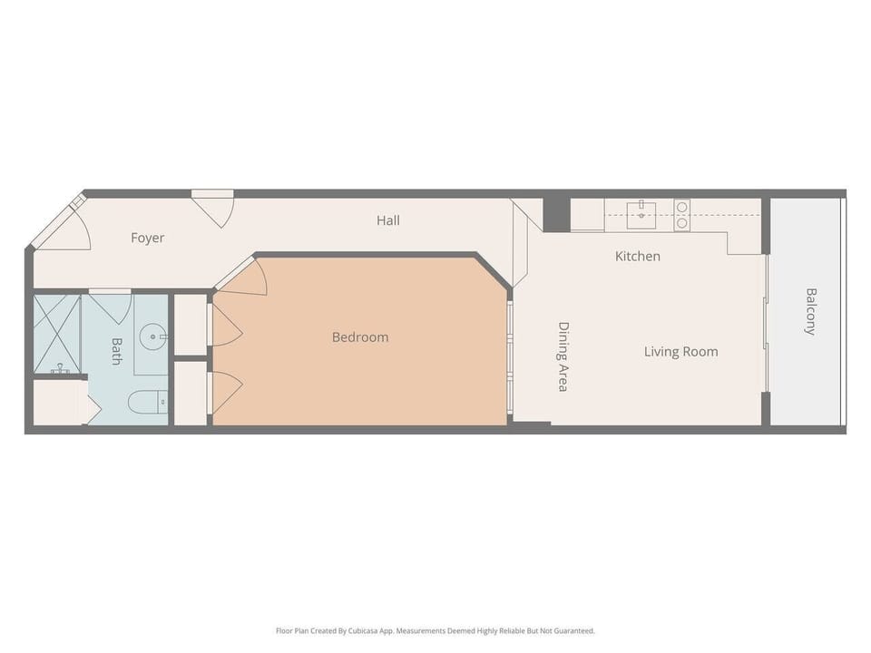 Beach Cove Resort 1421 - Floor Plan