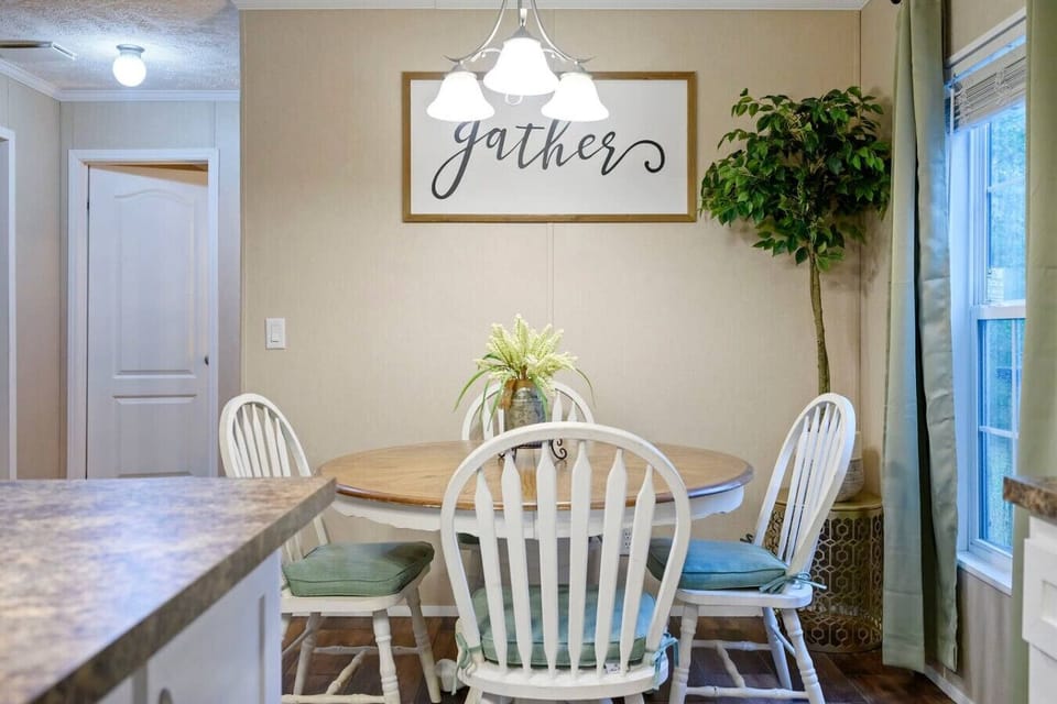 Gather around the table.