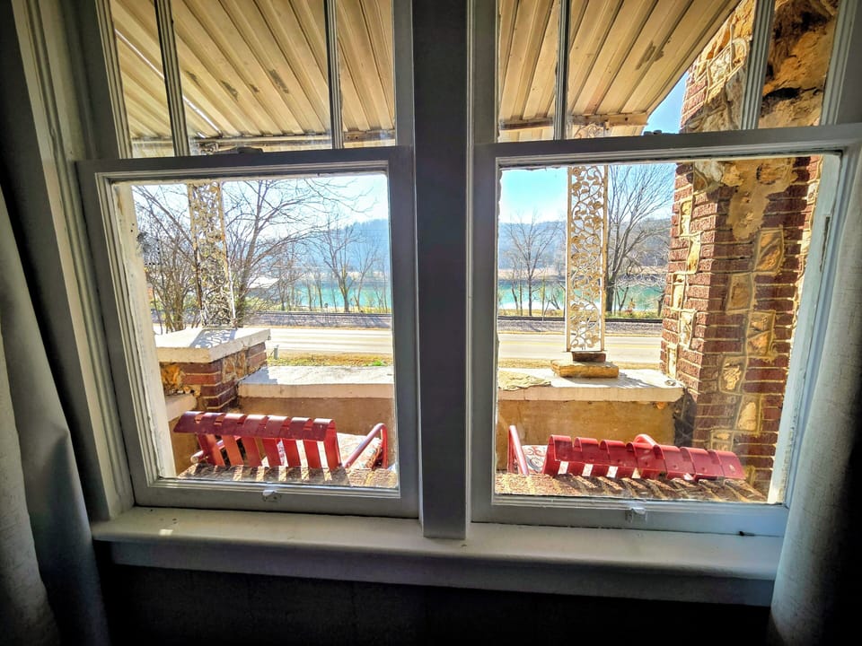 View of Spring River from Bedroom #2