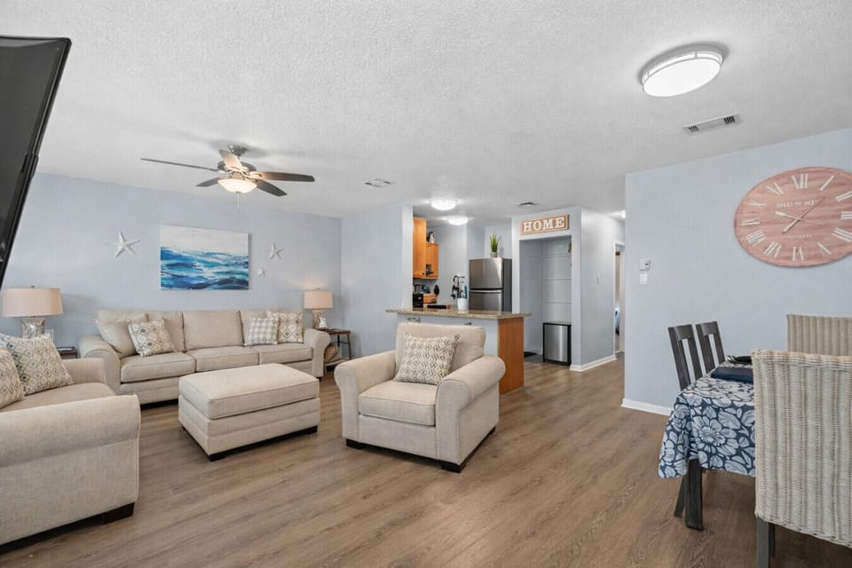 Bright, open, and inviting—perfect for family movie nights