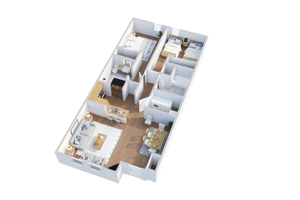 Floor plan of Blue Horizon Haven