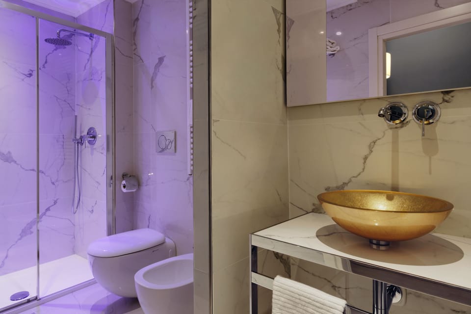 Deluxe Double Room, Annex Building | Bathroom | Shower, free toiletries, hair dryer, towels