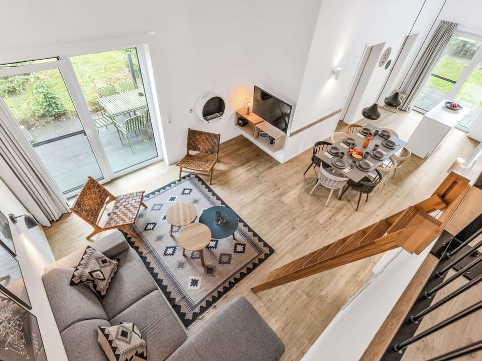 Furniture, Interior Design, Flooring, Wood, Floor, Chair, Living Room, Ceiling, Wood Flooring, Couch