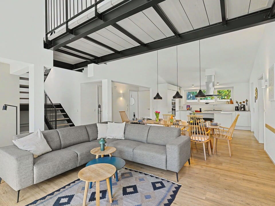 Interior Design, Wood, Flooring, Ceiling, Floor, Furniture, Couch, Living Room, Room, Wood Flooring