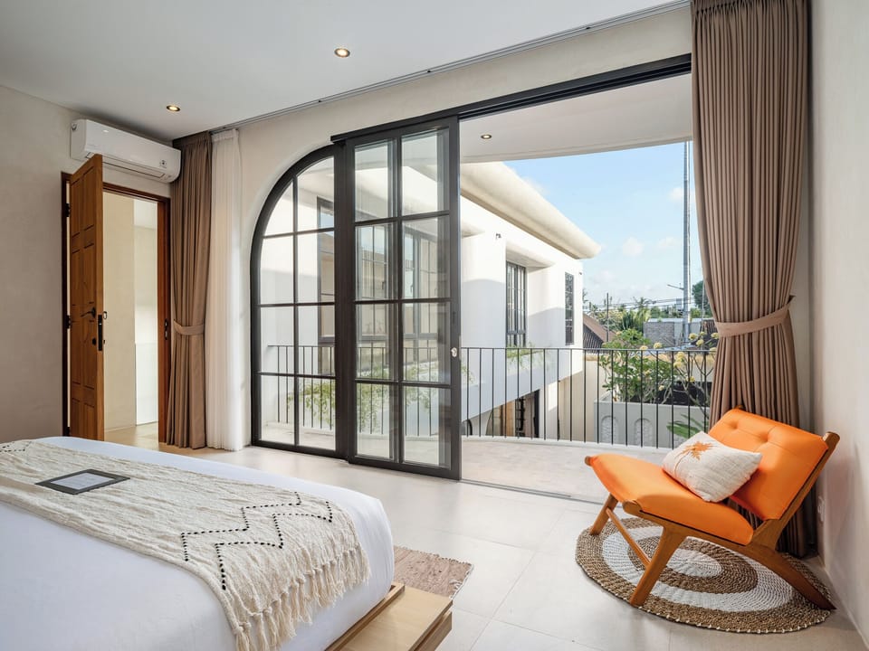 Luxury Villa, Balcony, Pool View | In-room safe, desk, iron/ironing board, cribs/infant beds