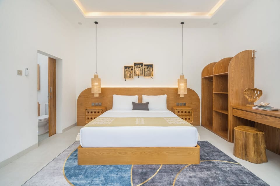 Villa, Pool View | In-room safe, desk, iron/ironing board, cribs/infant beds