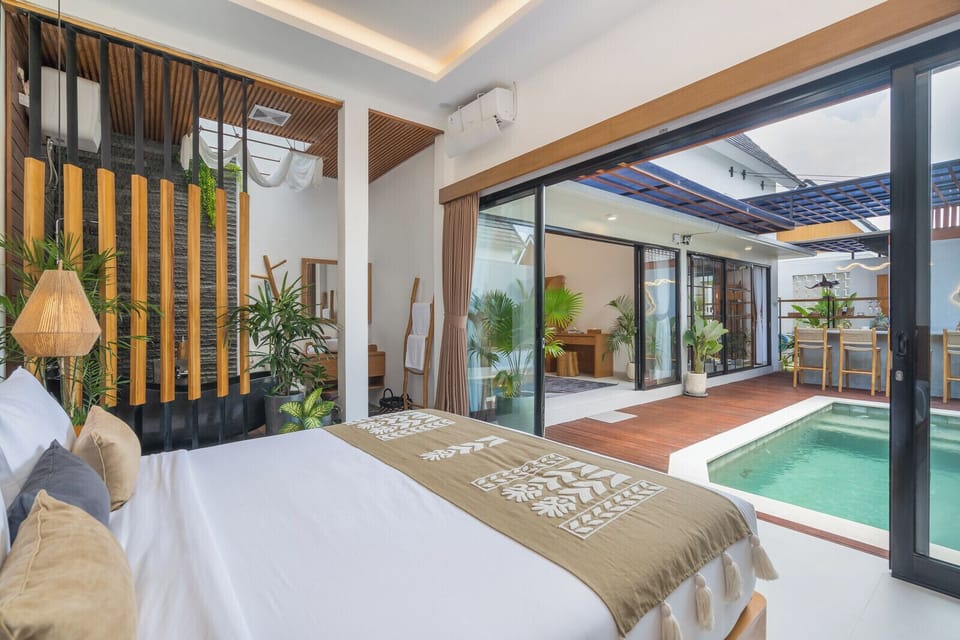 Villa, Pool View | In-room safe, desk, iron/ironing board, cribs/infant beds