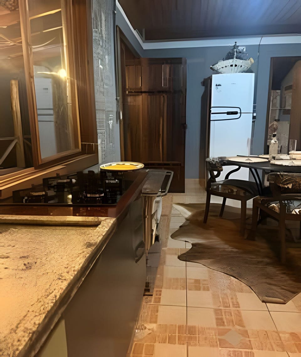 Chalet, 2 Bedrooms, Mountain View | Private kitchen | Fridge, microwave, stovetop, toaster