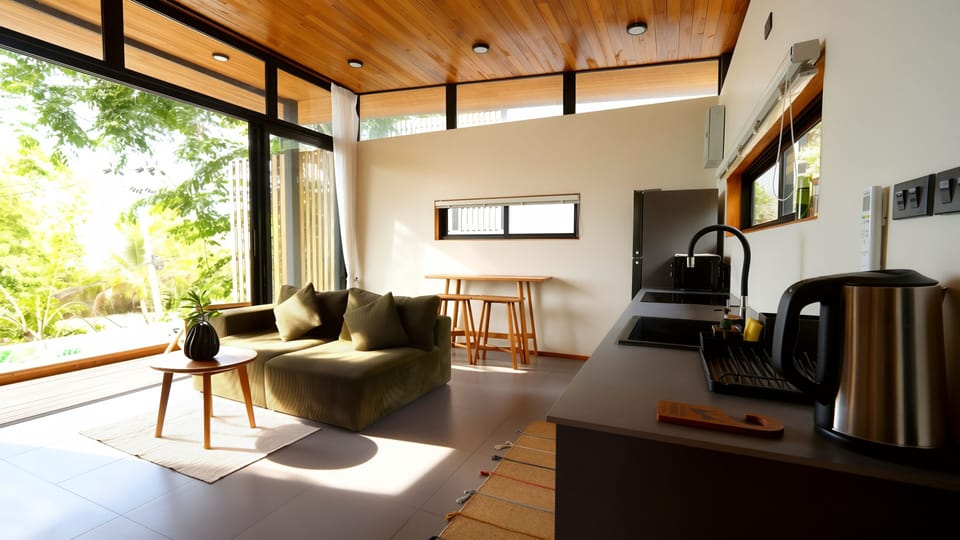 Villa, 1 Bedroom, Private Pool, Sea View | Living area