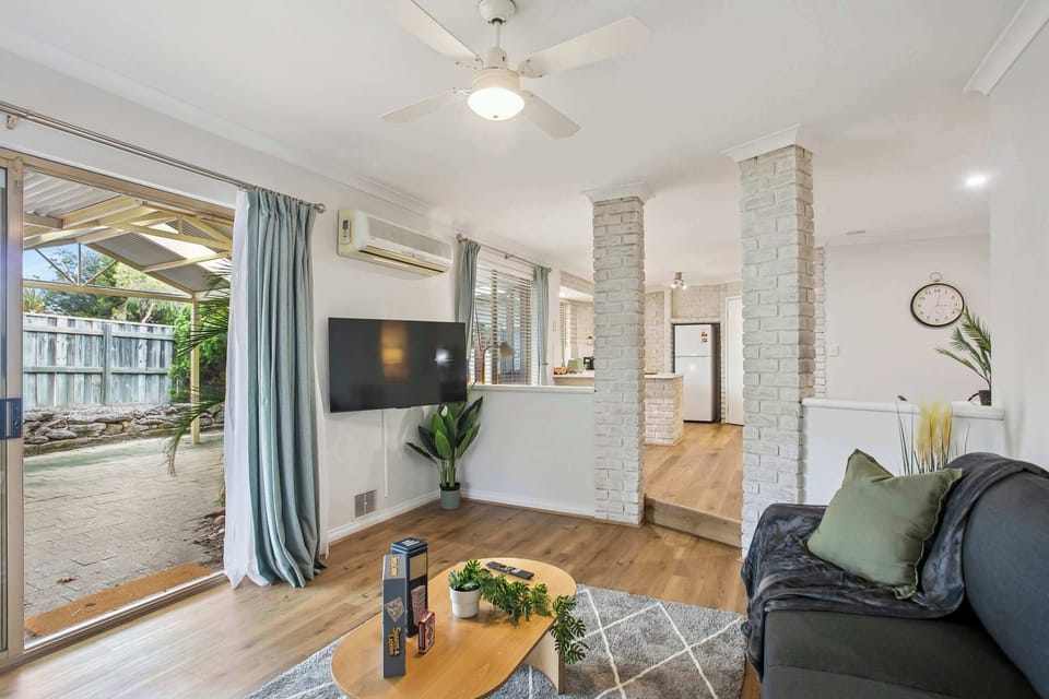 Spacious and welcoming lounge with modern touches and a cozy vibe for ultimate relaxation.