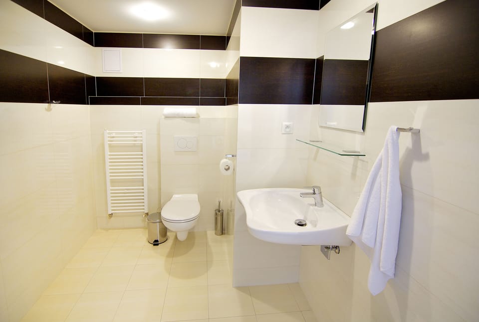 Standard Studio | Bathroom | Shower, towels