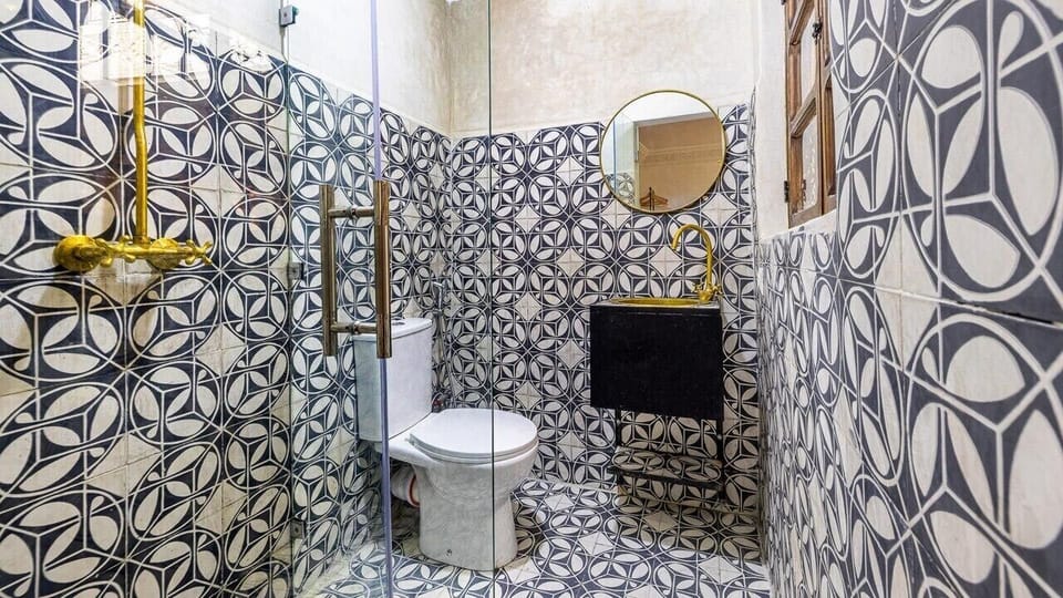 Comfort Room, Patio | Bathroom | Shower, slippers, towels, soap