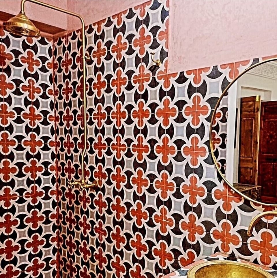 Luxury Room, Patio, Pool View | Bathroom | Shower, slippers, towels, soap