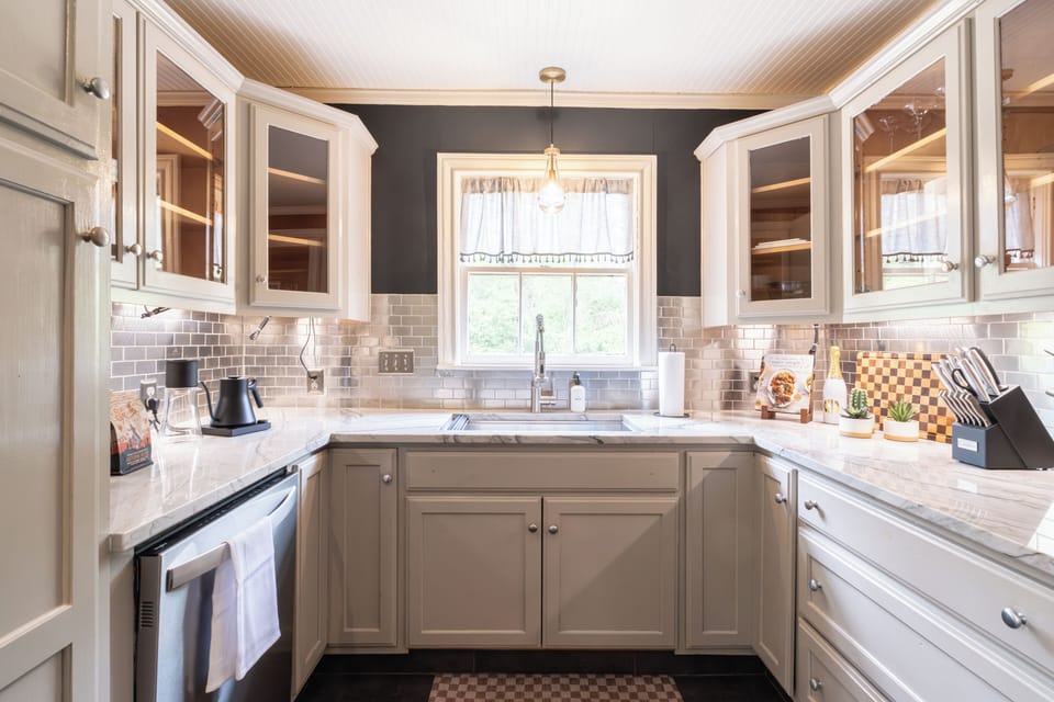 Polished, practical, and perfectly lit — this kitchen boasts luxury touches and thoughtful design at every turn.