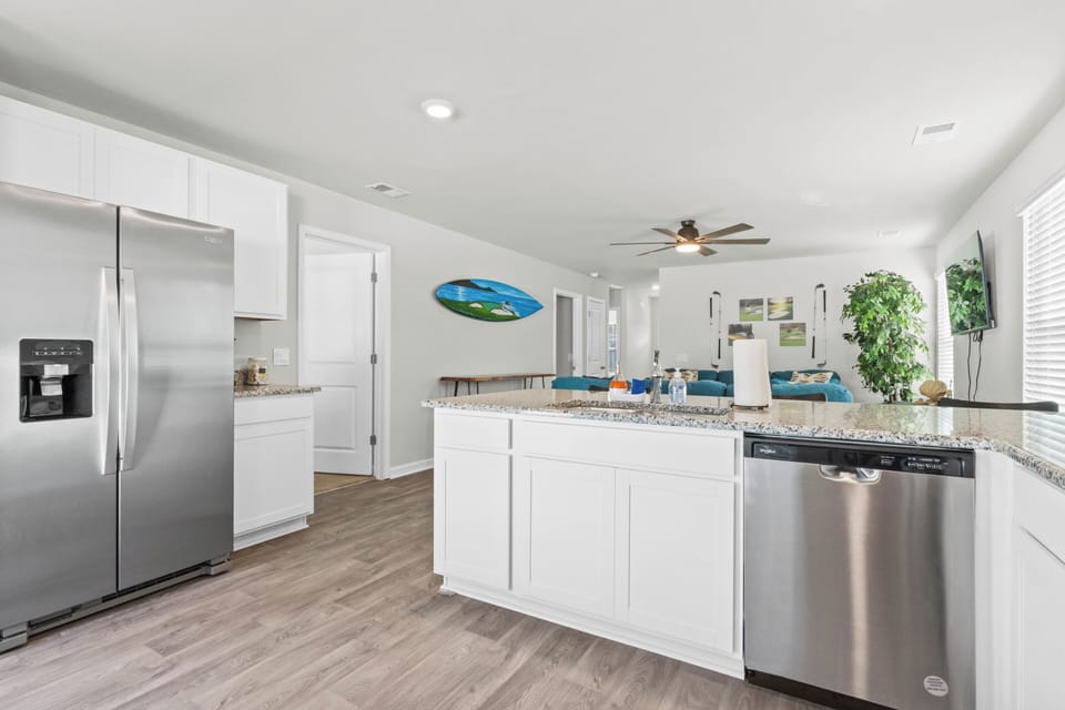 New appliances in full kitchen