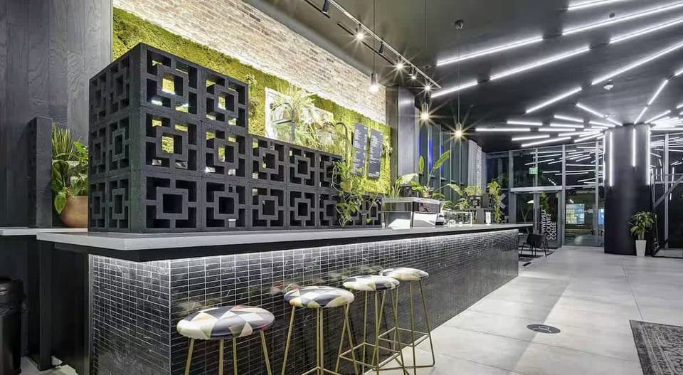 Coffee Shop in entrance lobby