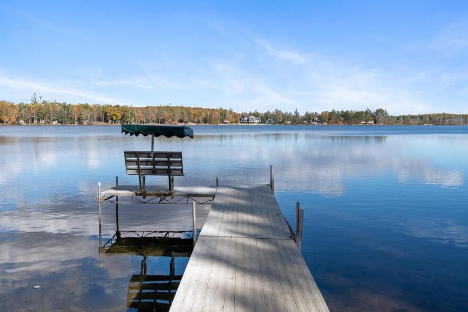 Serene Waterfront | Private Dock with Seating to Enjoy Peaceful Lake Views