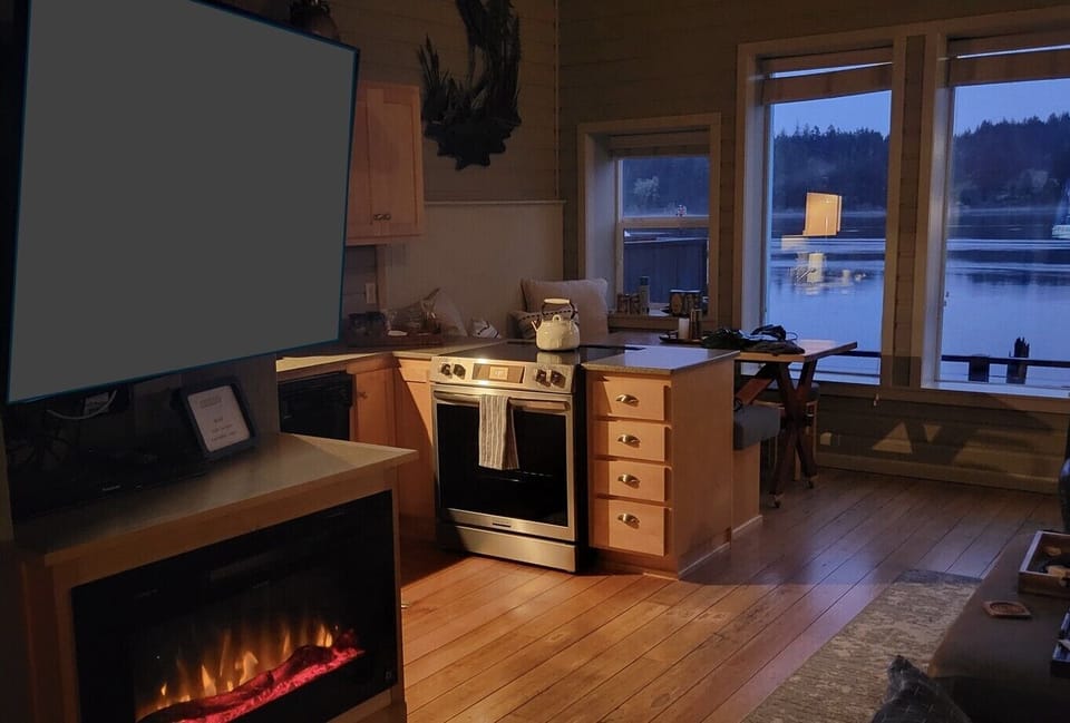 Living Room with Fireplace