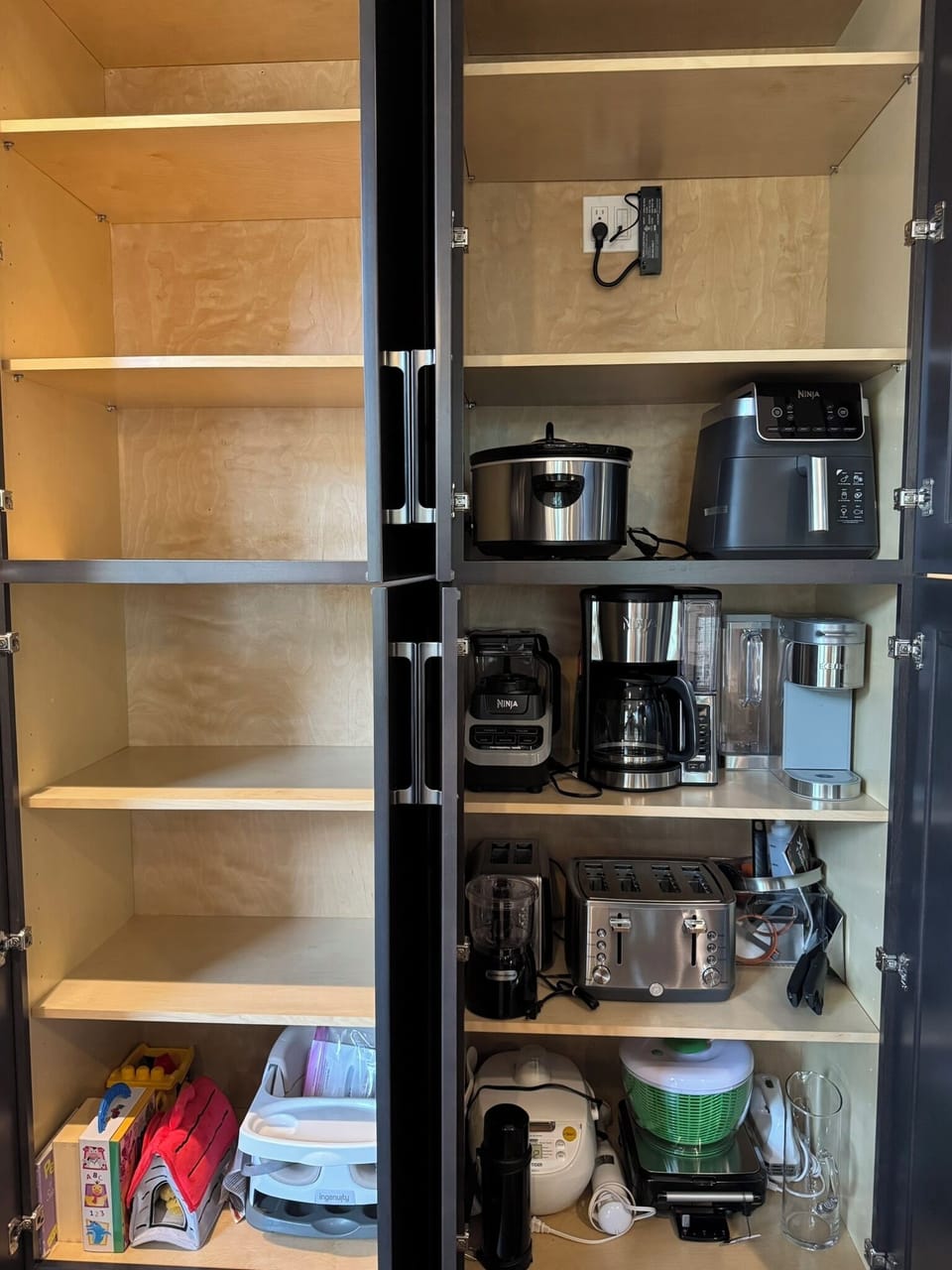 An array of small kitchen appliances