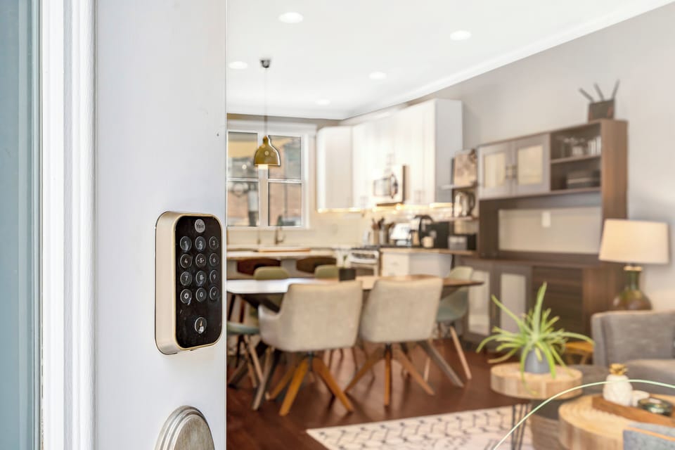 Self check-in with a smart lock
