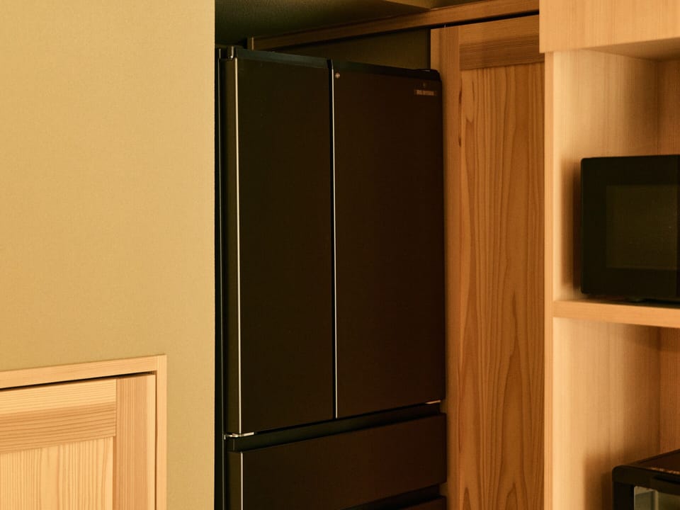 Superior Quadruple Room, Garden View | Private kitchen | Full-size fridge, microwave, stovetop, electric kettle