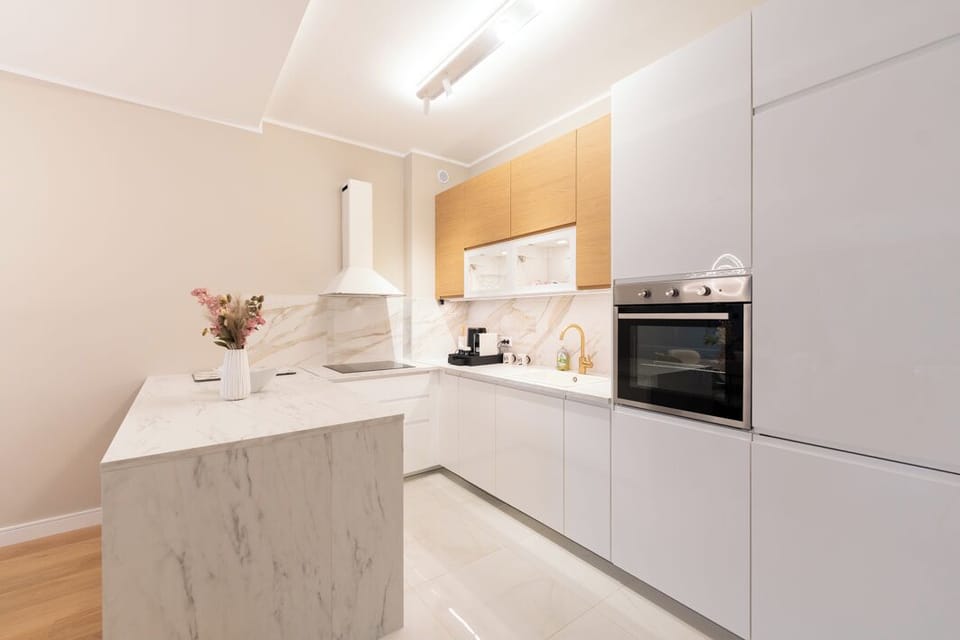 Comfort Apartment, Balcony, City View | Private kitchen