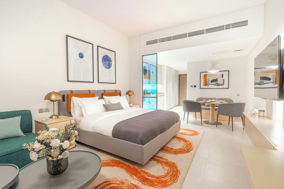 Premium Studio, 1 King Bed (Fur-Ever) | In-room safe, desk, laptop workspace, blackout drapes