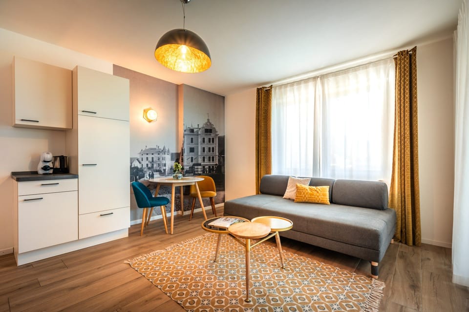 Seating area with sofa