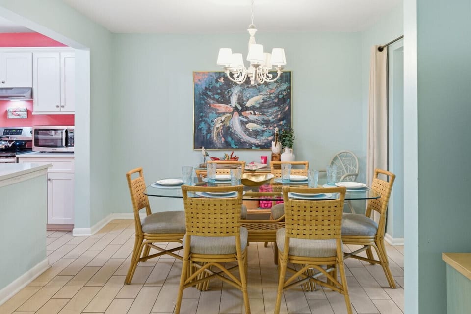 Family Dining Indoors, Grill Nights Right Outside