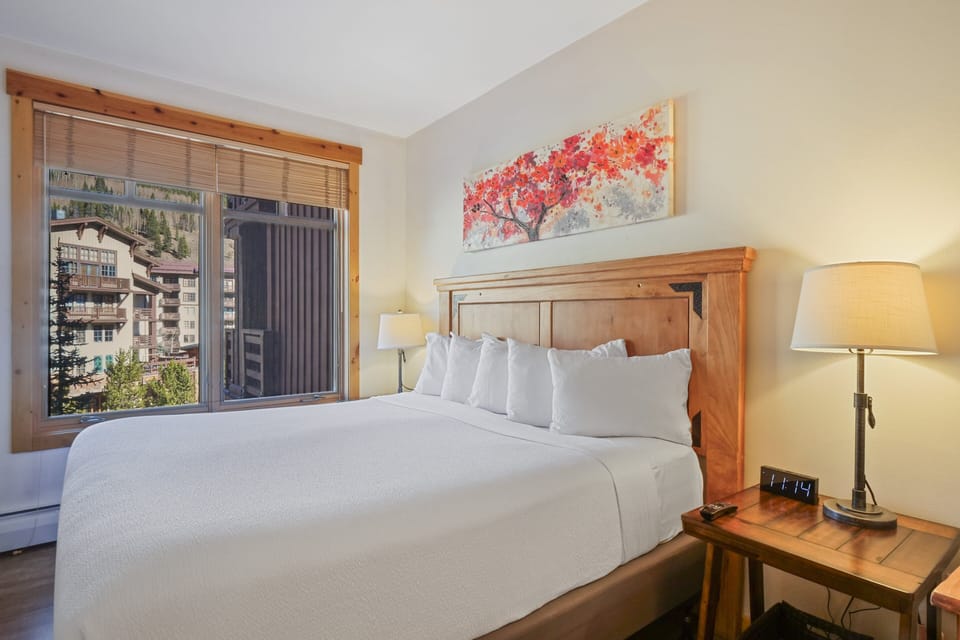 Indoors, Lamp, Table Lamp, Bed, Furniture