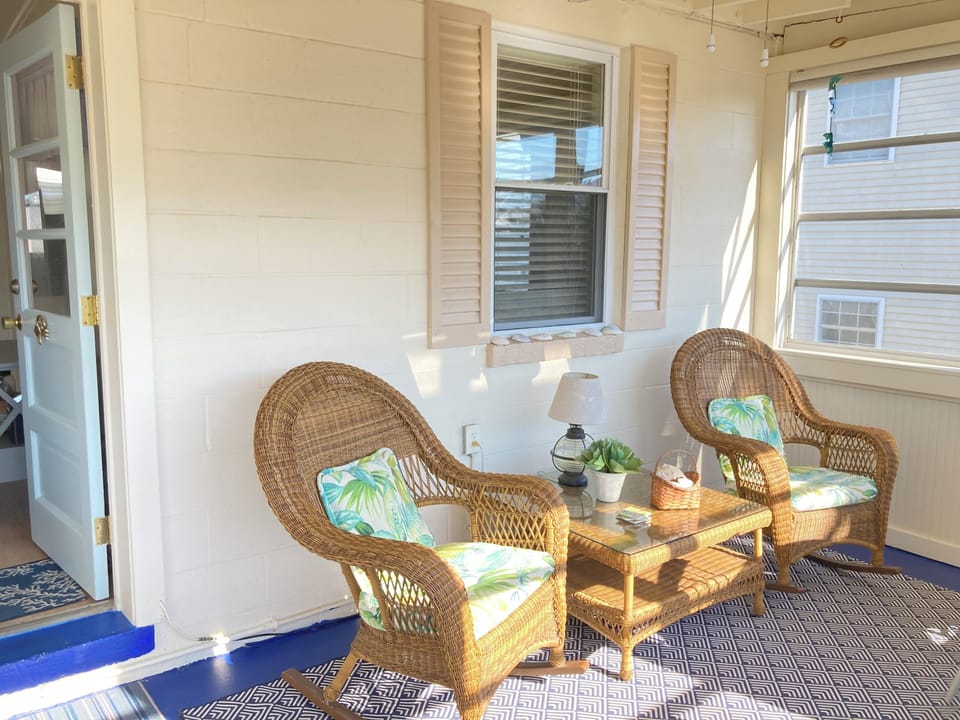 Nice place to sit and enjoy your morning coffee or and afternoon cool drink 