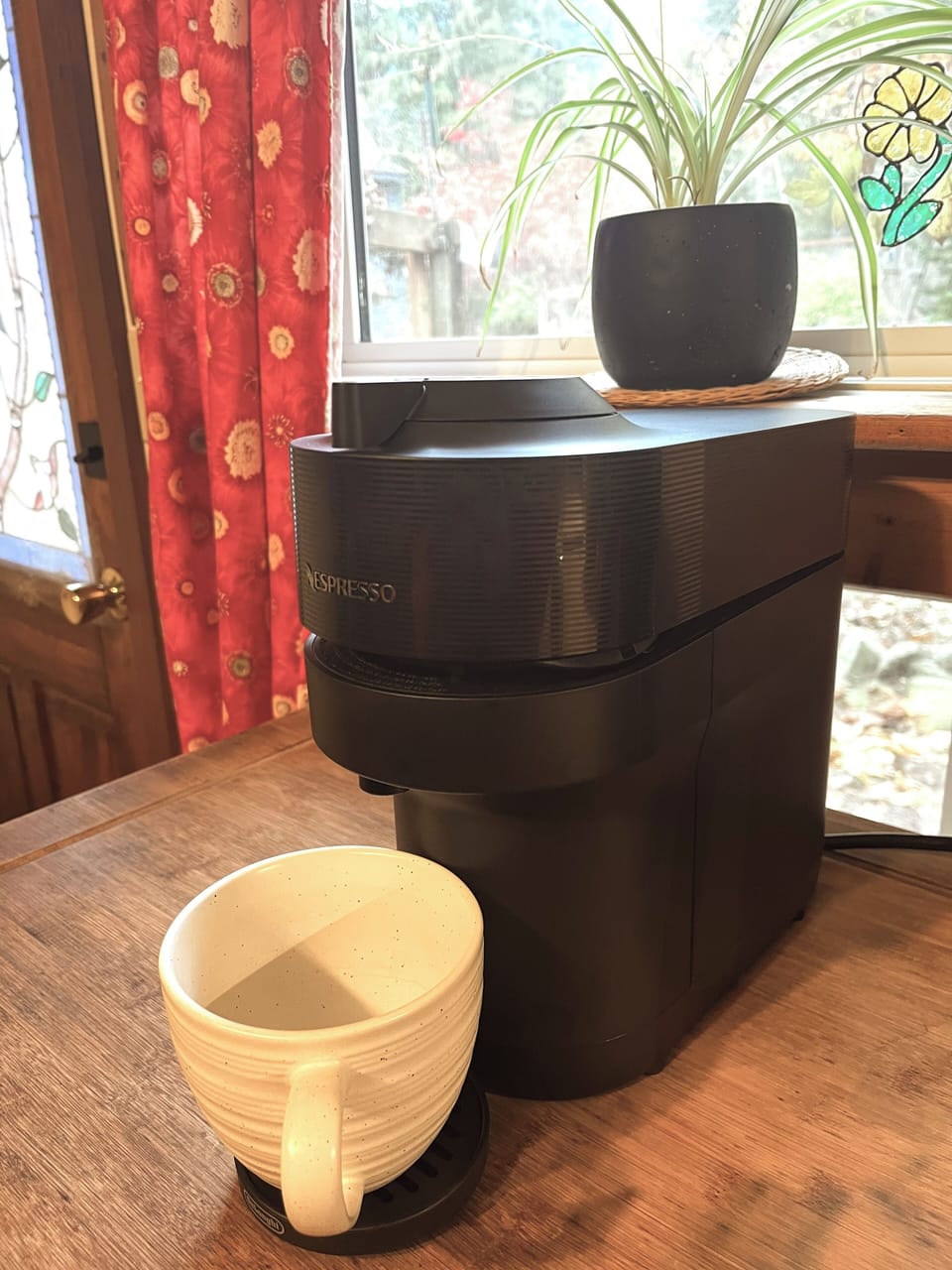 Nespresso Vertuo Pop Machine, variety of complementary pods provided. 