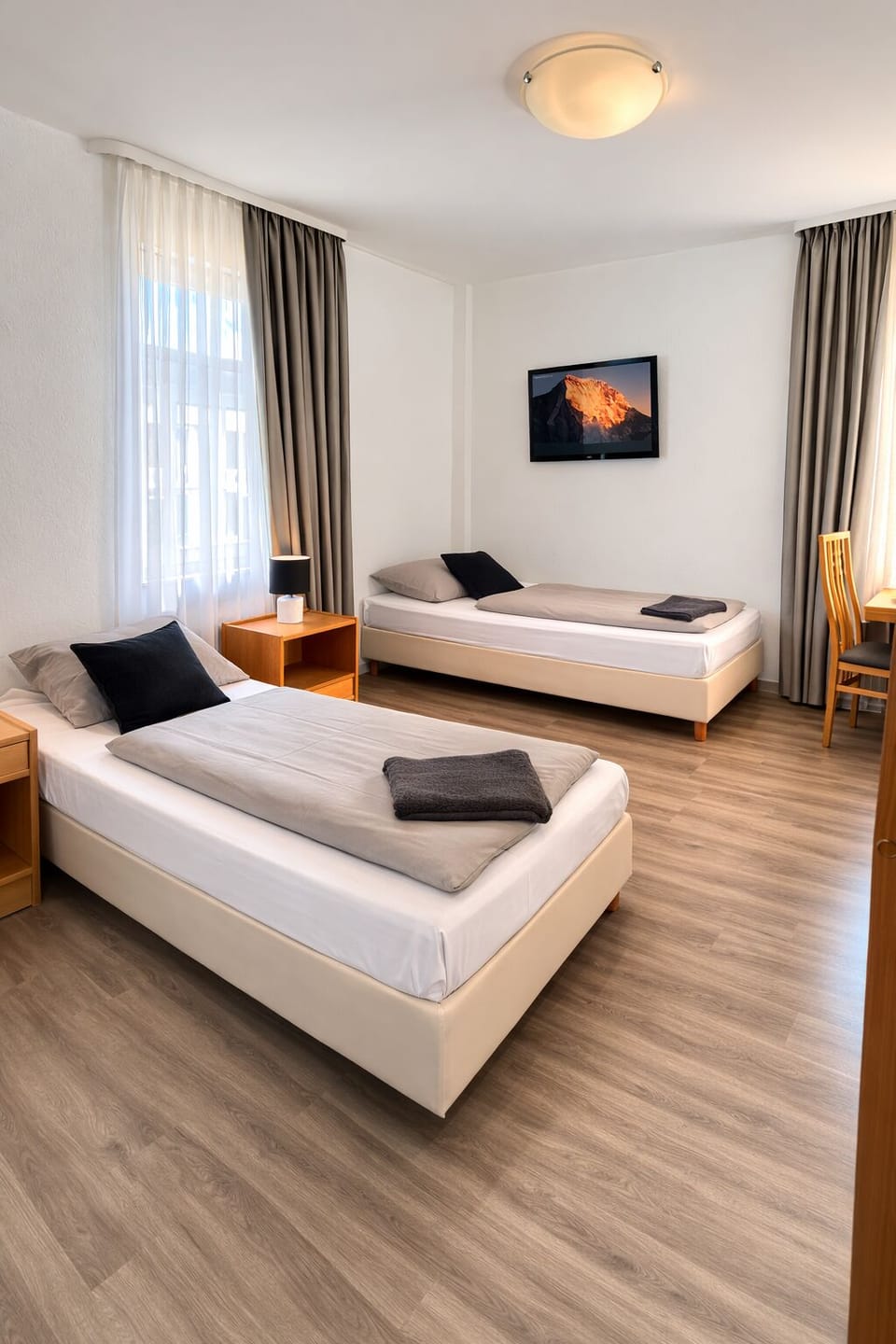 Classic Double or Twin Room, City View | Hypo-allergenic bedding, desk, laptop workspace, free WiFi