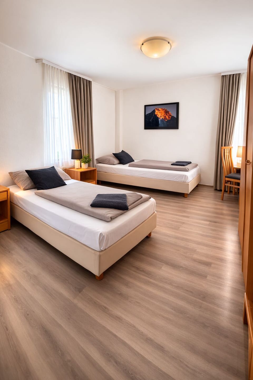 Classic Double or Twin Room, City View | Hypo-allergenic bedding, desk, laptop workspace, free WiFi