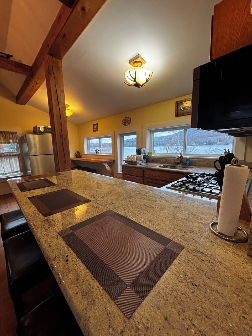 Upstairs kitchenette