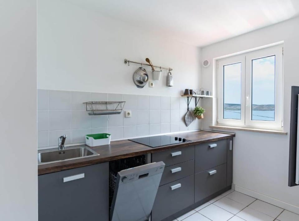Apartment (One Bedroom Apartment With Terrace) | Private kitchen | Fridge