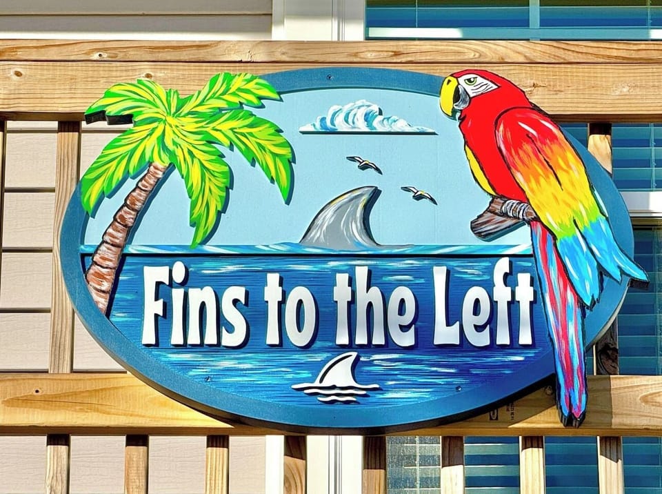 Welcome home to “Fins to the Left.”