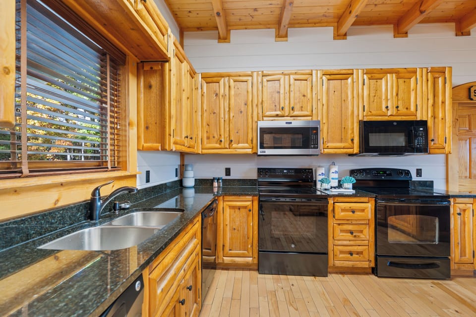 Enjoy two of everything in this kitchen!
