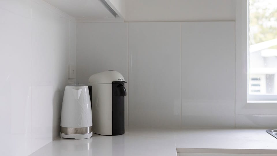 Tea and coffee corner for a cozy start to the day