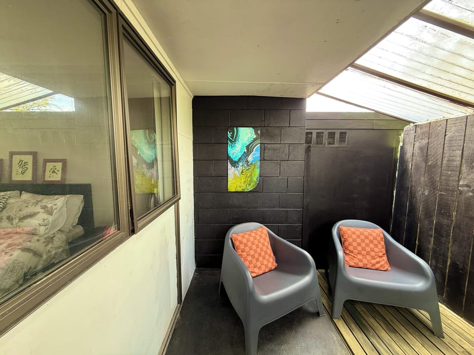 Enclosed area off main bedroom