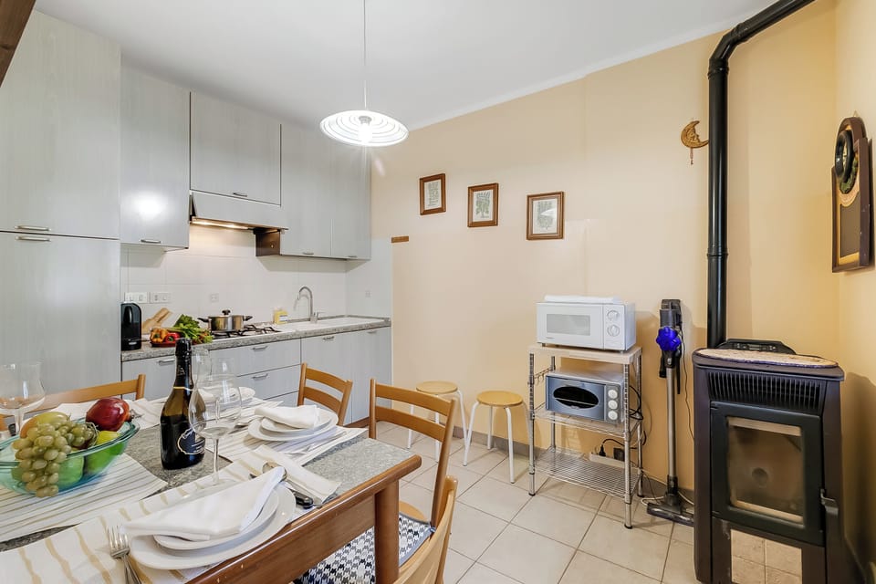 Kitchen and dining area