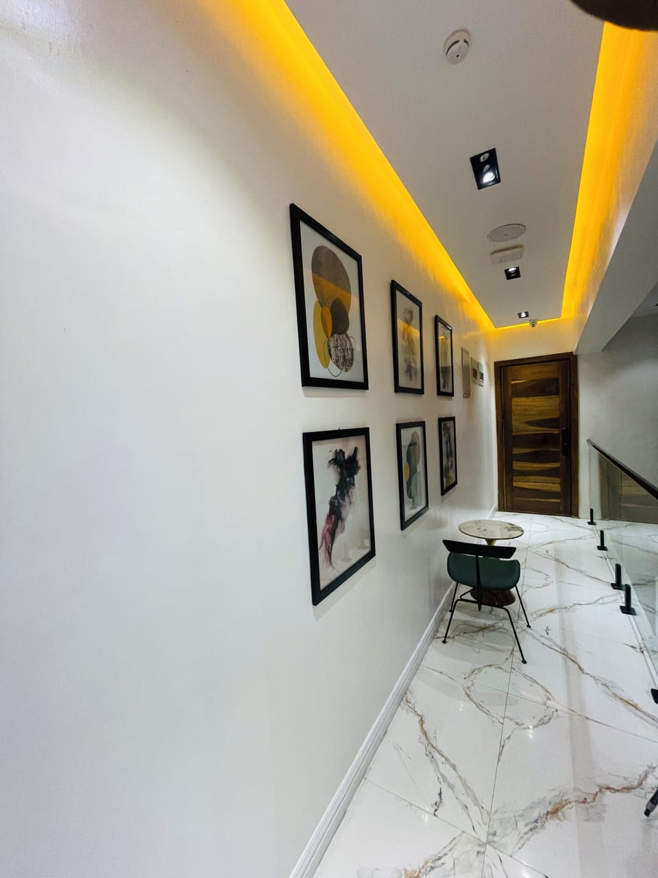 Interior entrance