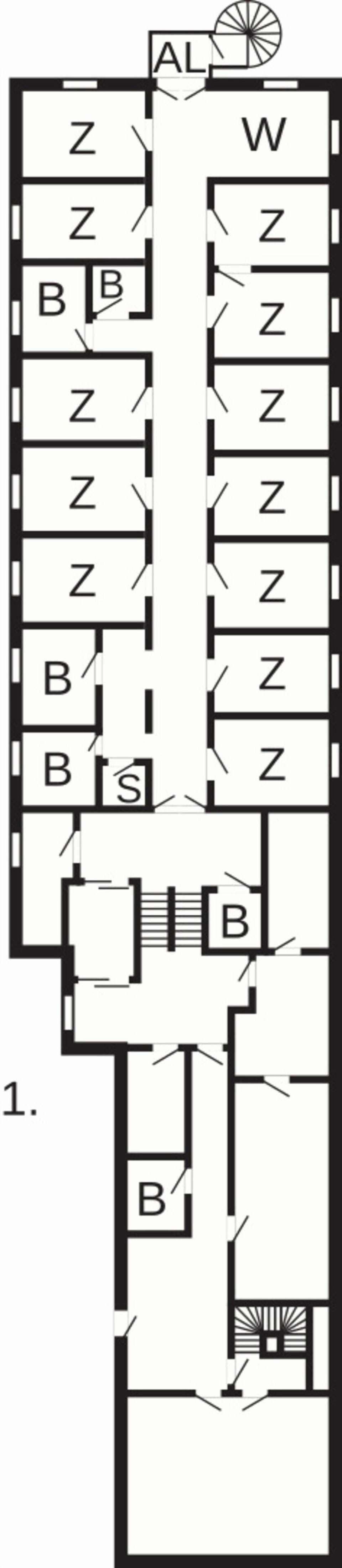 Classic House, 1 Bedroom | Floor plan