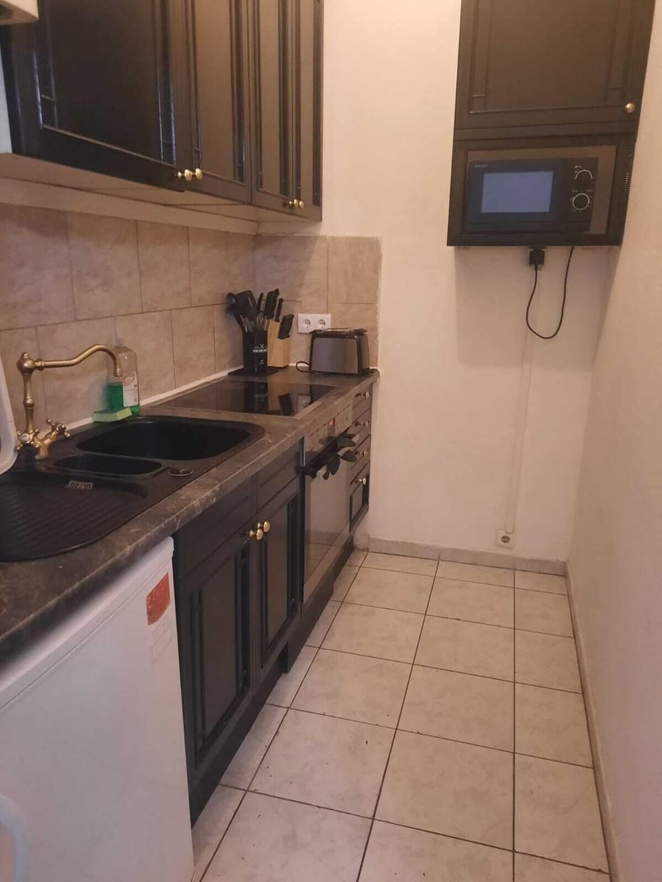 Basic Apartment | Private kitchen | Fridge, microwave, stovetop, dishwasher