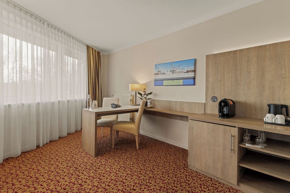 Junior Suite, 1 Double Bed with Sofa bed, Courtyard View (Quietly Located) | Soundproofing, free WiFi