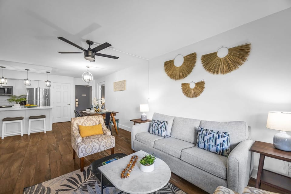 Open living area perfect for family and friends lounging