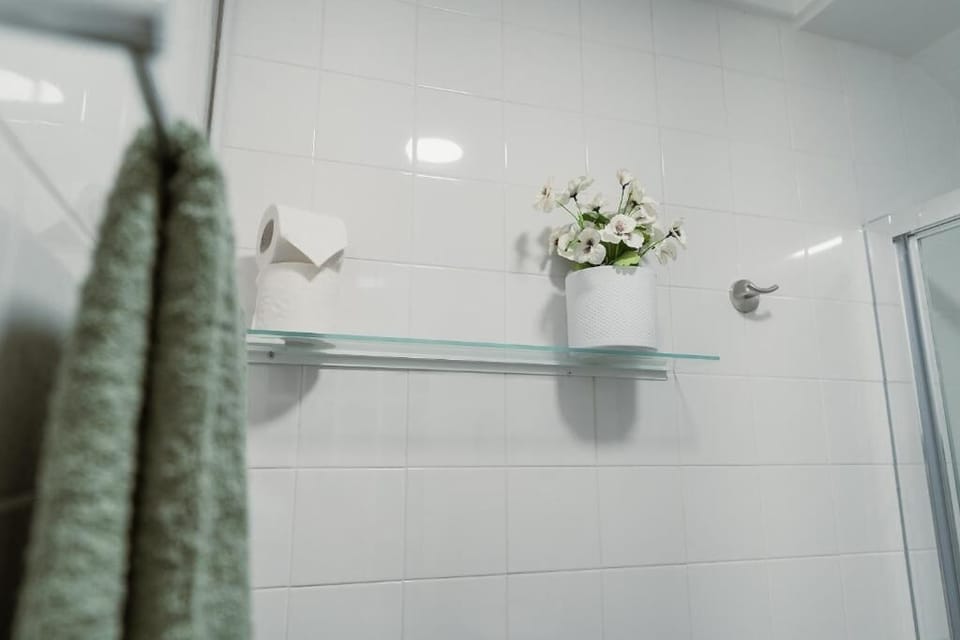 Soap, shampoo, toilet paper