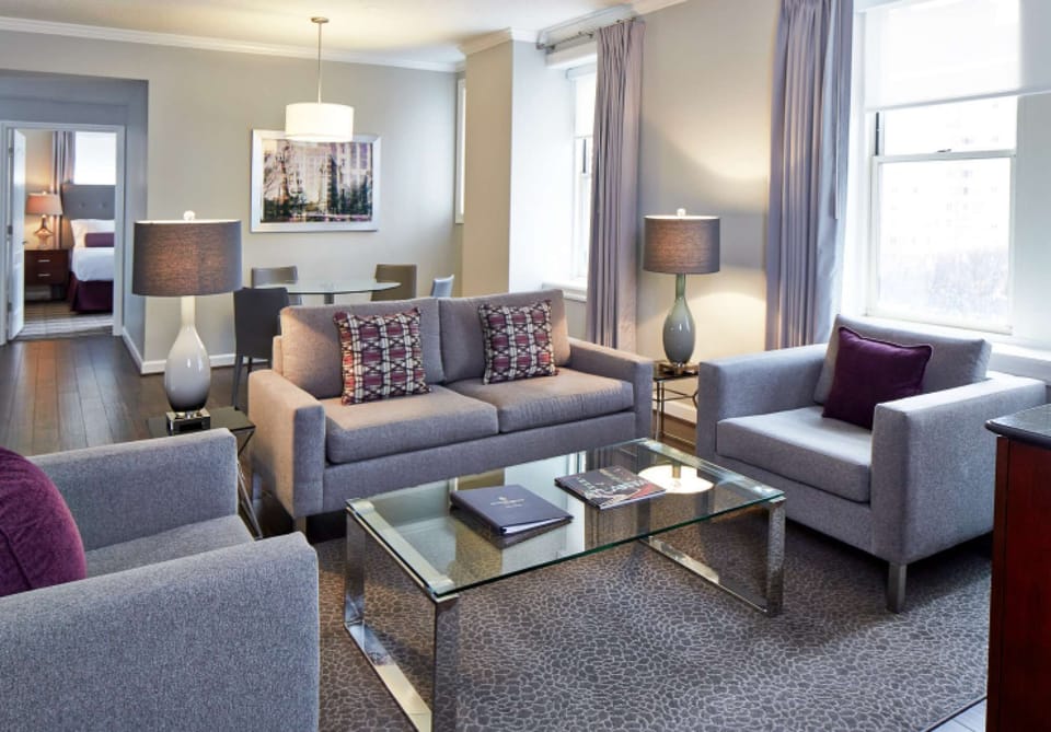 Three-Bedroom Apartment - cozy living room