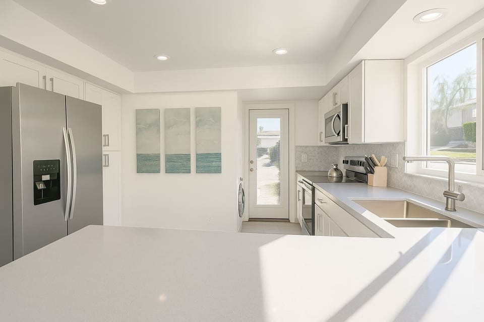 Remodeled kitchen