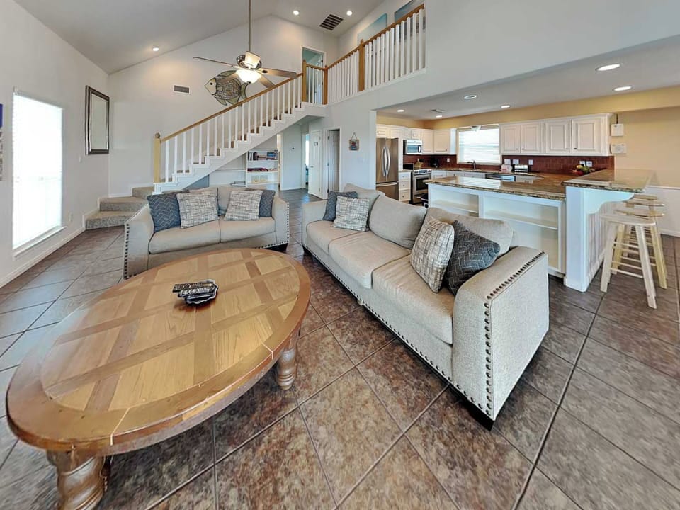 Open Concept Living Room, Kitchen, & Dining Area - First Floor